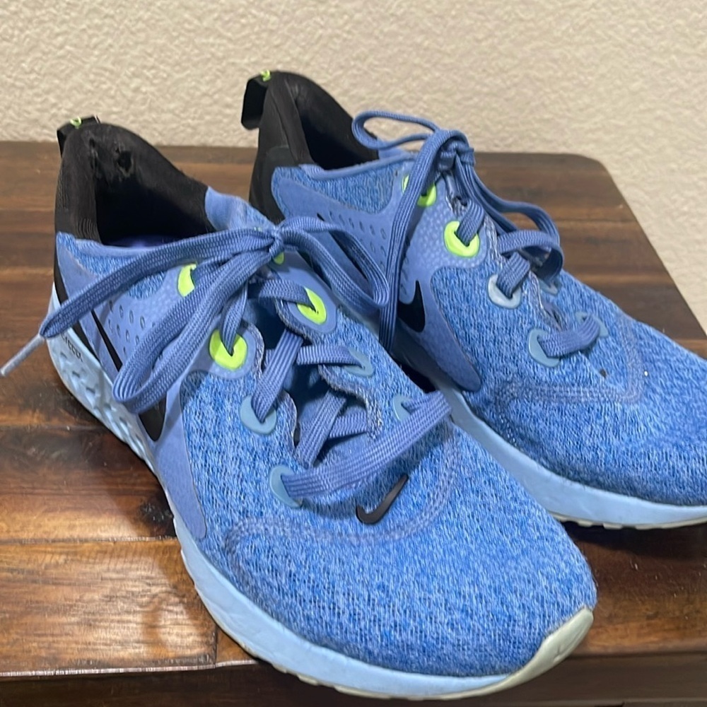 NIKE LEGEND REACT Blue Running Trainers Sneakers AA1625 406 size 8